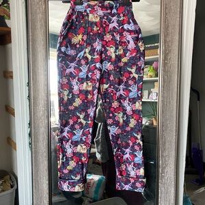 Blackmilk Eeveelution Floral Fleece Pants XXS